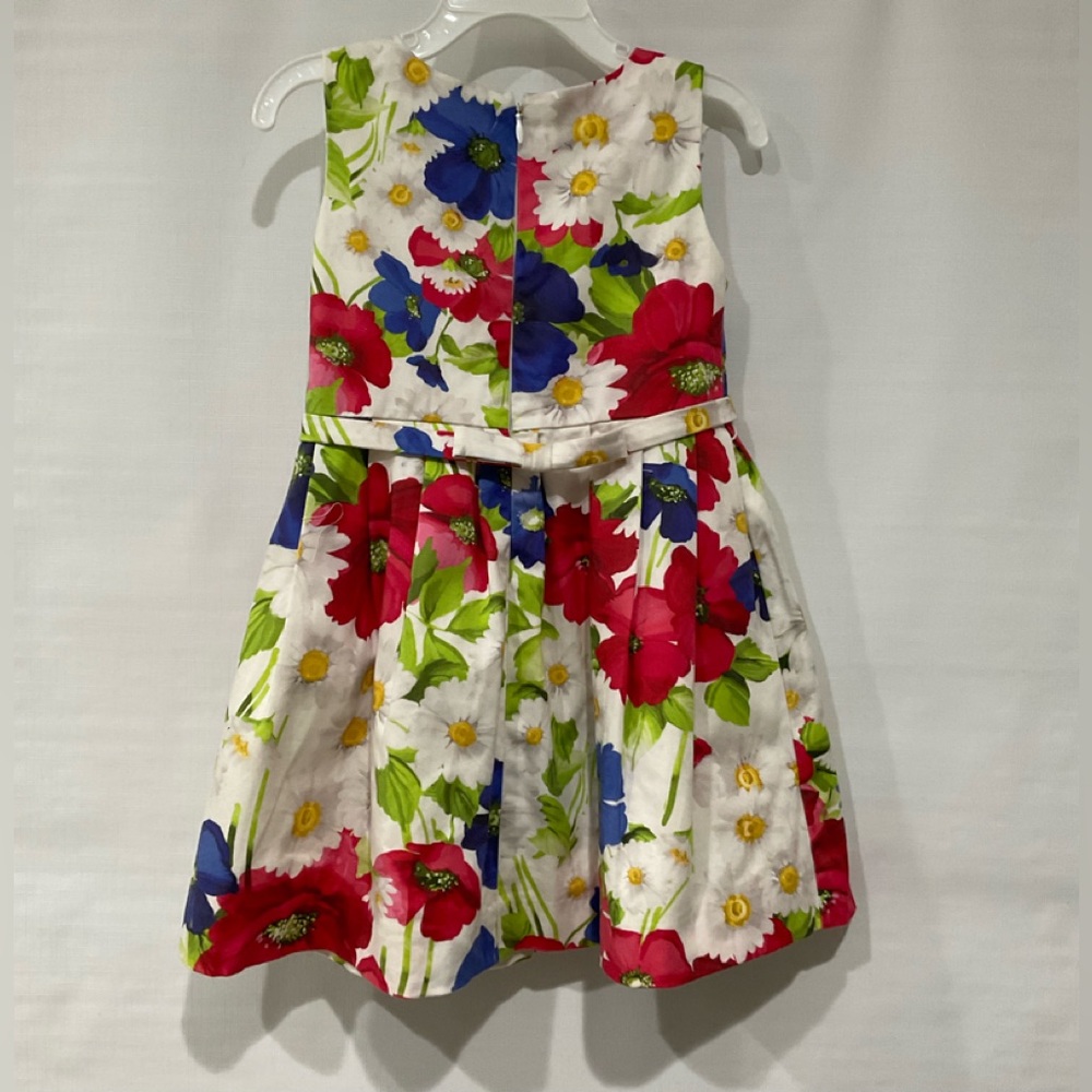 🟠🟠 MAYORAL Girl’s Designer Pleated Lined Dress, Size 5